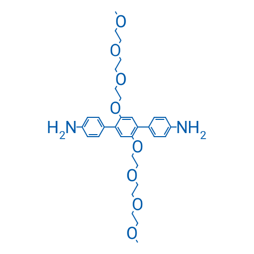 2',5'-Bis(2-(2-(2-methoxyethoxy)ethoxy)ethoxy)-[1,1':4',1''-terphenyl]-4,4''-diamine 250mg