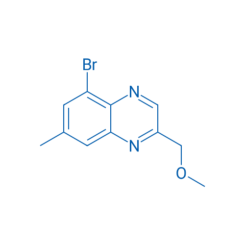 5-Bromo-2-(methoxymethyl)-7-methylquinoxaline 250mg