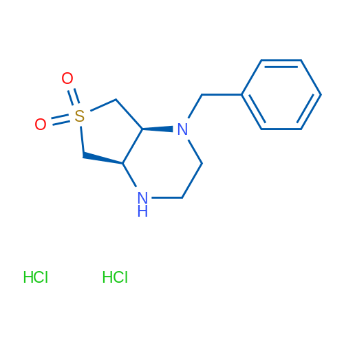 (4Ar,7as)-1-benzyloctahydrothieno[3,4-b]pyrazine 6,6-dioxide dihydrochloride 250mg