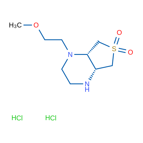 (4Ar,7as)-1-(2-methoxyethyl)octahydrothieno[3,4-b]pyrazine dihydrochloride 1g