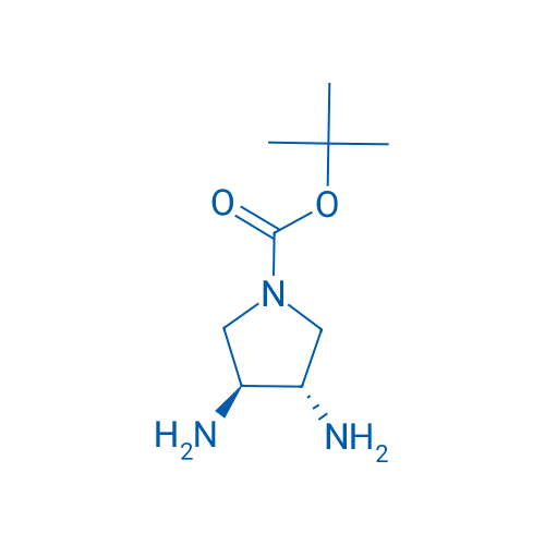 (3S,4S)-rel-tert-Butyl 3,4-diaminopyrrolidine-1-carboxylate 100mg