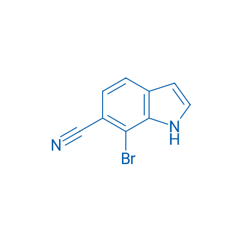 7-Bromo-1H-indole-6-carbonitrile 1g