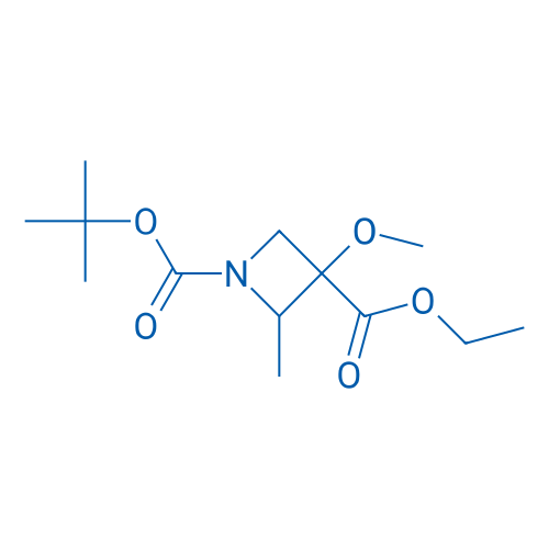 1-(tert-Butyl) 3-ethyl 3-methoxy-2-methylazetidine-1,3-dicarboxylate 250mg