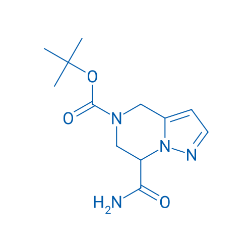 TERT-BUTYL 7-CARBAMOYL-6,7-DIHYDROPYRAZOLO[1,5-A]PYRAZINE-5(4H)-CARBOXYLATE 250mg