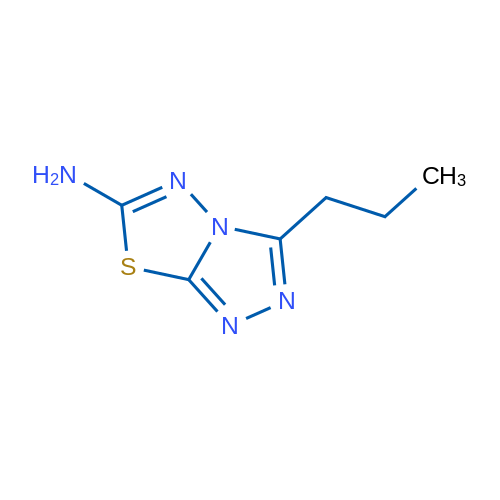 3-Propyl-[1,2,4]triazolo[3,4-b][1,3,4]thiadiazol-6-amine 5g