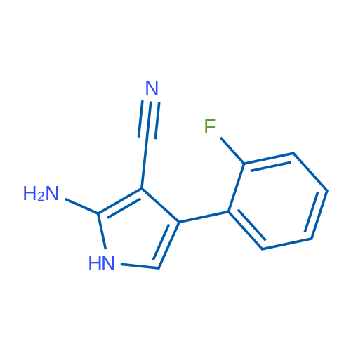 2-Amino-4-(2-fluorophenyl)-1h-pyrrole-3-carbonitrile 1g