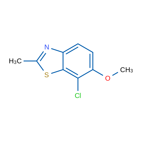 7-Chloro-6-methoxy-2-methylbenzo[d]thiazole 1g