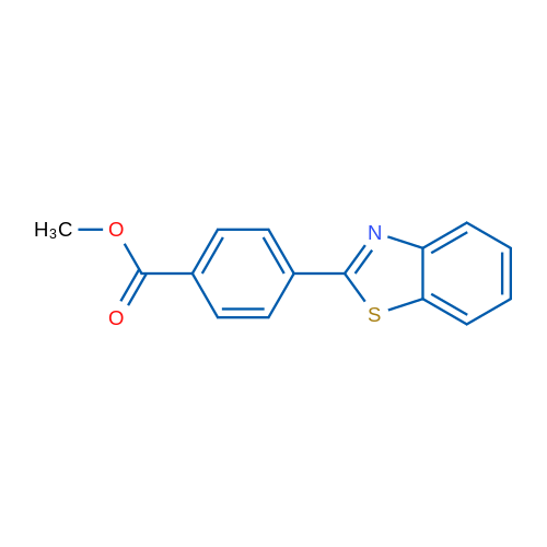 Methyl 4-(benzo[d]thiazol-2-yl)benzoate 1g
