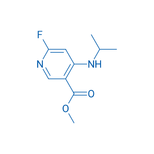Methyl 6-fluoro-4-(isopropylamino)pyridine-3-carboxylate 250mg