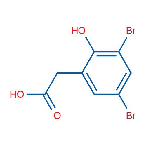 (3,5-Dibromo-2-hydroxyphenyl)acetic acid 1g