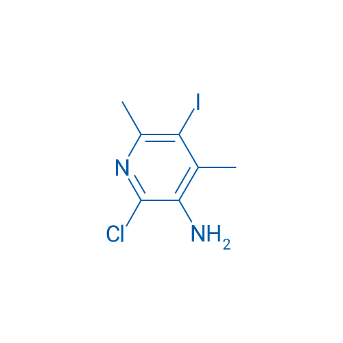 2-Chloro-5-iodo-4,6-dimethylpyridin-3-amine 250mg