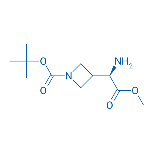 tert-Butyl 3-[(1R)-1-amino-2-methoxy-2-oxo-ethyl]azetidine-1-carboxylate 250mg