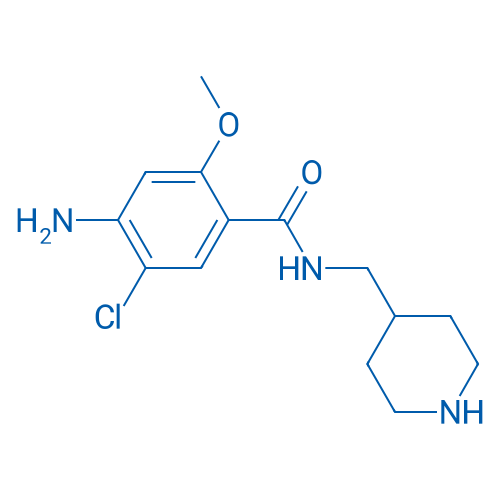 4-Amino-5-chloro-2-methoxy-N-(piperidin-4-ylmethyl)benzamide 250mg