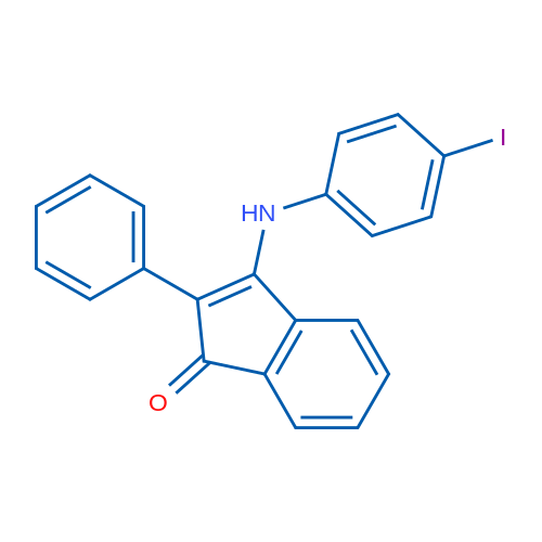3-[(4-Iodophenyl)amino]-2-phenyl-1H-inden-1-one 1g