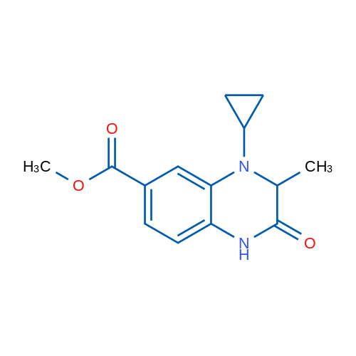 Methyl 4-cyclopropyl-3-methyl-2-oxo-1,2,3,4-tetrahydroquinoxaline-6-carboxylate 5g