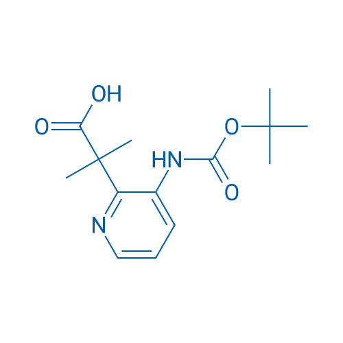 2-(3-((tert-Butoxycarbonyl)amino)pyridin-2-yl)-2-methylpropanoic acid 5g
