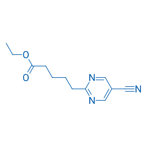 Ethyl 5-(5-cyanopyrimidin-2-yl)pentanoate 1g
