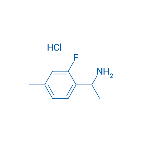 1-(2-Fluoro-4-methyl-phenyl)-ethylamine hydrochloride 250mg