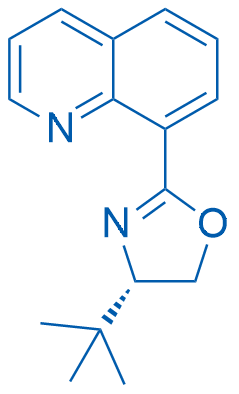 (S)-4-(tert-Butyl)-2-(quinolin-8-yl)-4,5-dihydrooxazole 100mg