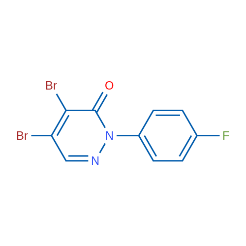 4,5-Dibromo-2-(4-fluorophenyl)pyridazin-3(2H)-one 1g
