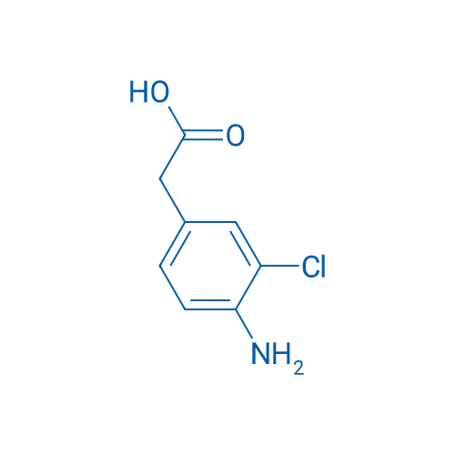2-(4-Amino-3-chlorophenyl)acetic acid 250mg