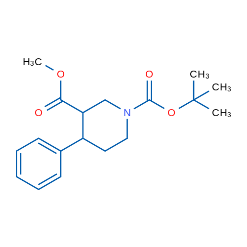 1-tert-Butyl 3-methyl 4-phenylpiperidine-1,3-dicarboxylate 1g