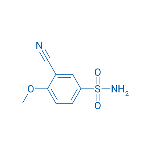 3-Cyano-4-methoxybenzenesulfonamide 1g