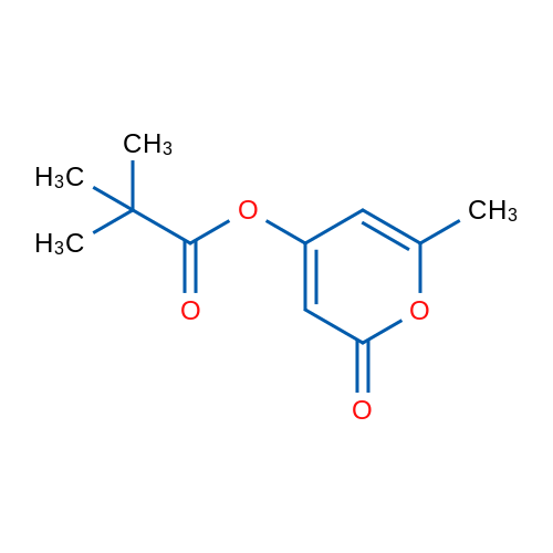 6-Methyl-2-oxo-2H-pyran-4-yl pivalate 1g
