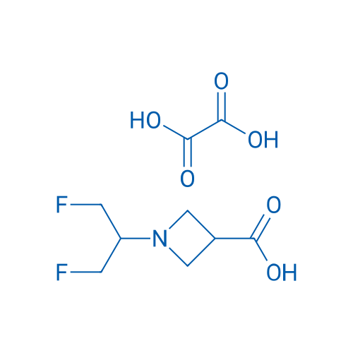 1-(1,3-Difluoropropan-2-yl)azetidine-3-carboxylic acid compound with oxalic acid (1:1) 1g