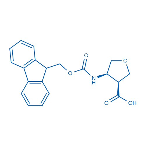 rel-(3S,4R)-4-((((9H-Fluoren-9-yl)methoxy)carbonyl)amino)tetrahydrofuran-3-carboxylic acid 100mg