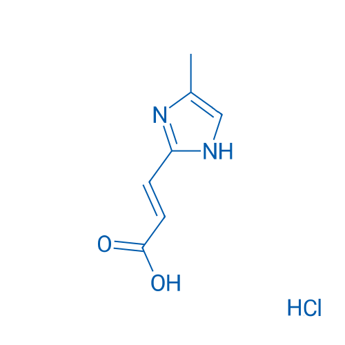 3-(4-Methyl-1H-imidazol-2-yl)acrylic acid hydrochloride 250mg