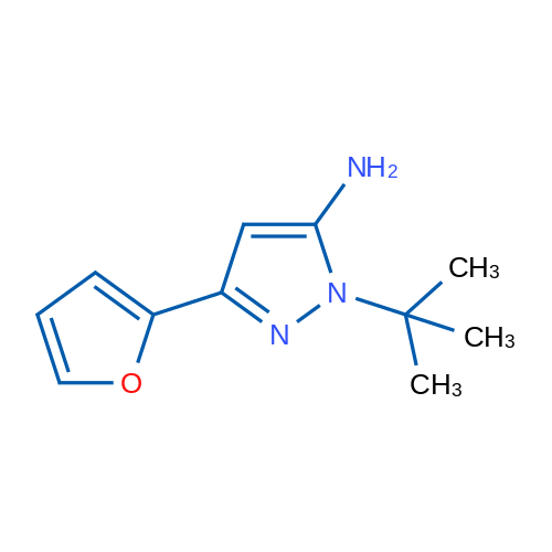 1-tert-Butyl-3-(furan-2-yl)-1H-pyrazol-5-amine 1g
