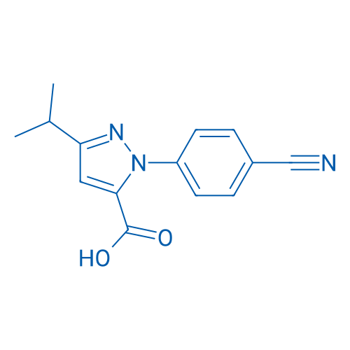 1-(4-CYANOPHENYL)-3-ISOPROPYL-1H-PYRAZOLE-5-CARBOXYLIC ACID 1g
