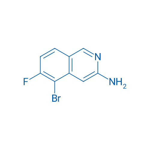 5-Bromo-6-fluoroisoquinolin-3-amine 100mg