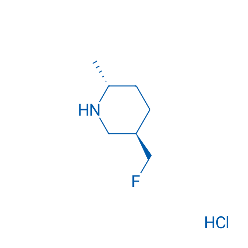 (2R,5R)-5-(Fluoromethyl)-2-methylpiperidine hydrochloride 100mg