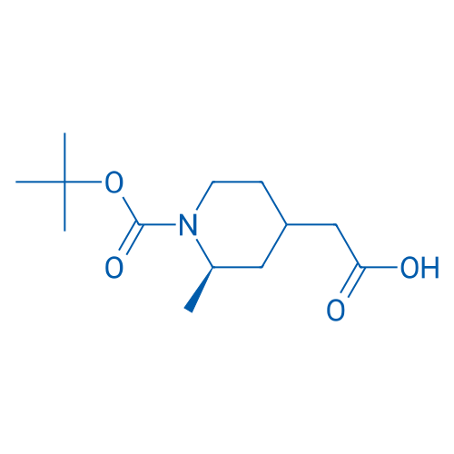 2-((2R)-1-(tert-Butoxycarbonyl)-2-methylpiperidin-4-yl)acetic acid 5g