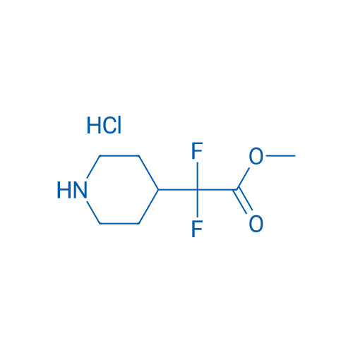 Methyl 2,2-difluoro-2-(piperidin-4-yl)acetate hydrochloride 1g