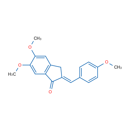 5,6-Dimethoxy-2-[(4-methoxyphenyl)methylidene]-2,3-dihydro-1H-inden-1-one 1g