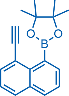 2-(8-Ethynylnaphthalen-1-yl)-4,4,5,5-tetramethyl-1,3,2-dioxaborolane 250mg