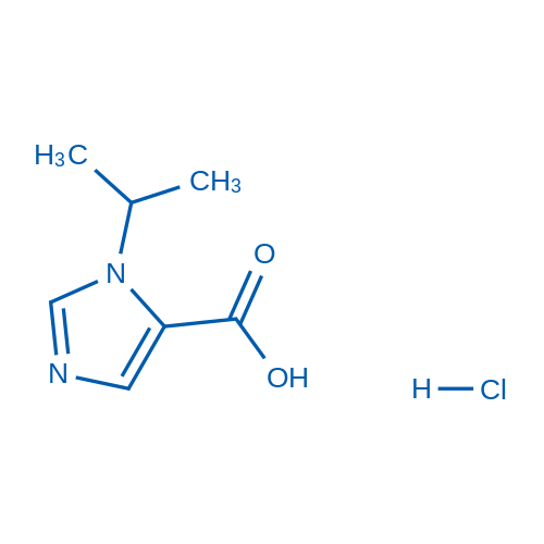1-Isopropyl-1H-imidazole-5-carboxylic acid hydrochloride 250mg