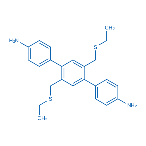 2',5'-Bis((ethylthio)methyl)-[1,1':4',1''-terphenyl]-4,4''-diamine 100mg