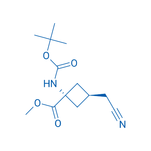 METHYL TRANS-1-{[(TERT-BUTOXY)CARBONYL]AMINO-3-(CYANOMETHYL)CYCLOBUTANE-1-CARBOXYLATE 1g