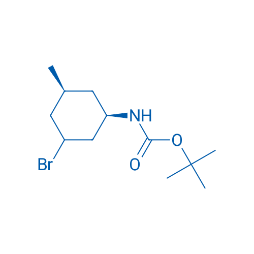 tert-Butyl ((1R,5S)-3-bromo-5-methylcyclohexyl)carbamate 250mg
