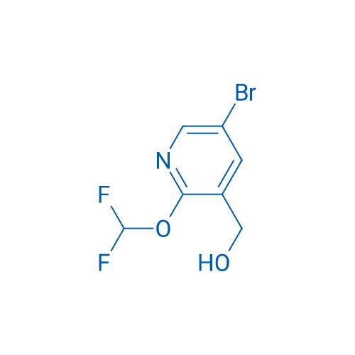(5-Bromo-2-(difluoromethoxy)pyridin-3-yl)methanol 100mg
