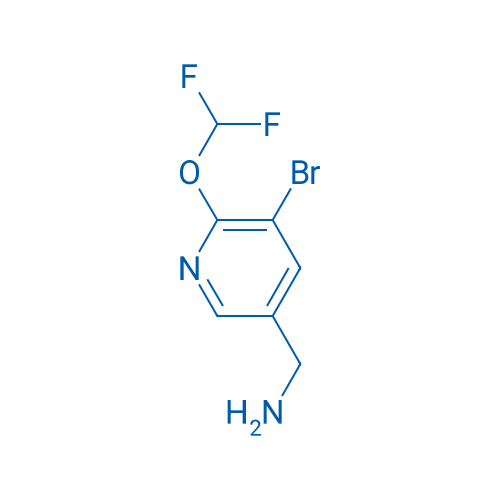 (5-Bromo-6-(difluoromethoxy)pyridin-3-yl)methanamine 100mg