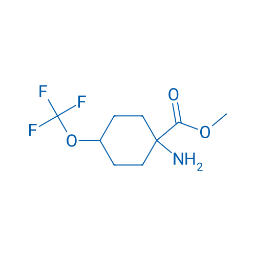 Methyl 1-amino-4-(trifluoromethoxy)cyclohexane-1-carboxylate 100mg