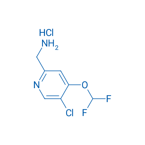 (5-Chloro-4-(difluoromethoxy)pyridin-2-yl)methanamine hydrochloride 250mg