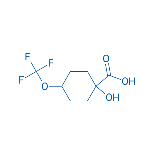 1-hydroxy-4-(trifluoromethoxy)cyclohexane-1-carboxylic acid 100mg