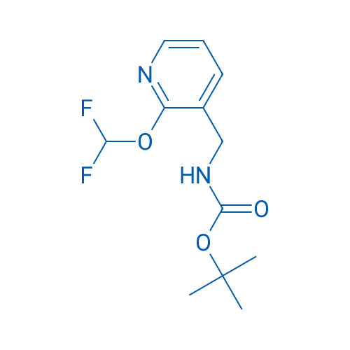 tert-Butyl ((2-(difluoromethoxy)pyridin-3-yl)methyl)carbamate 250mg