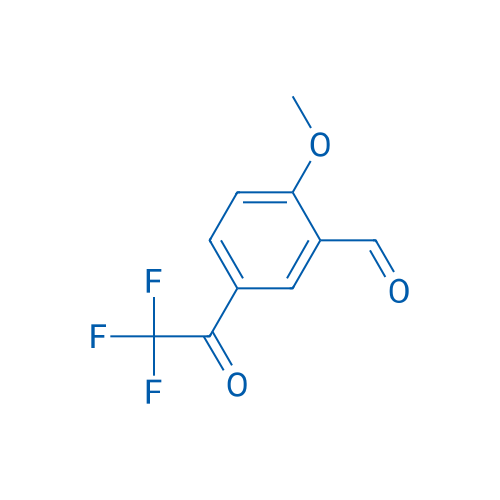 5-(2,2,2-Trifluoroacetyl)-2-methoxybenzaldehyde 1g